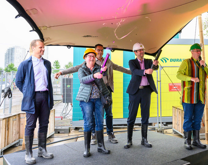 Bouw Waterzeil fase 1 feestelijk ingeluid